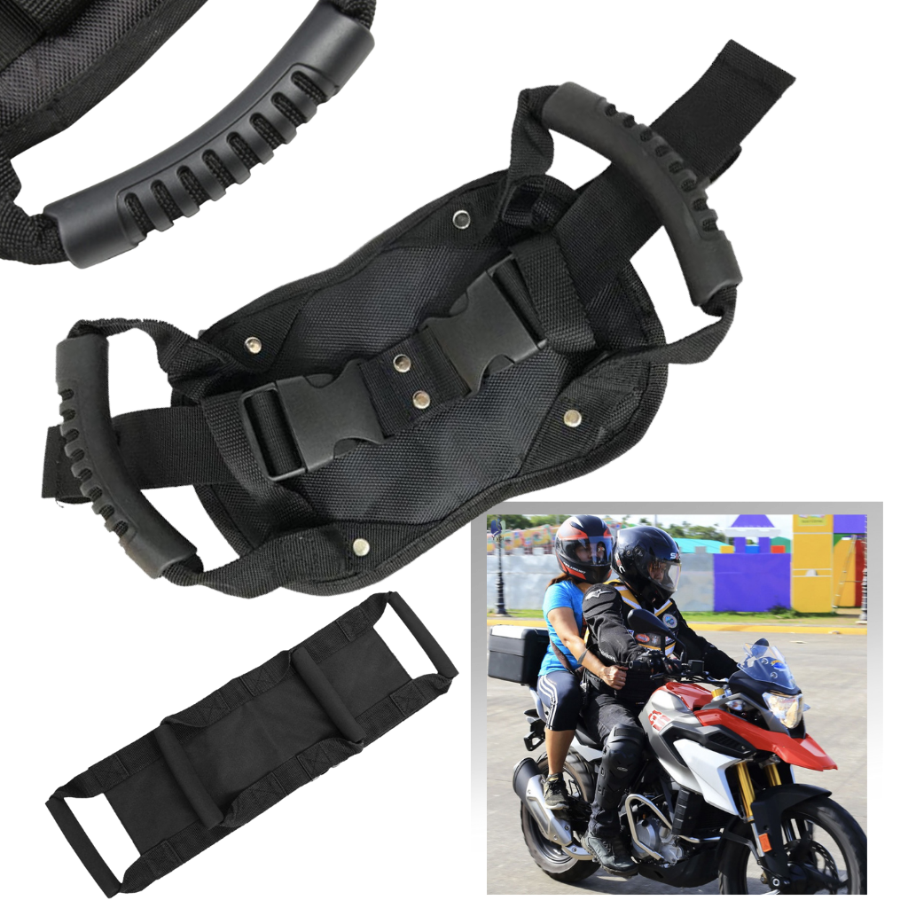 Moto driver belt for a passenger holding -