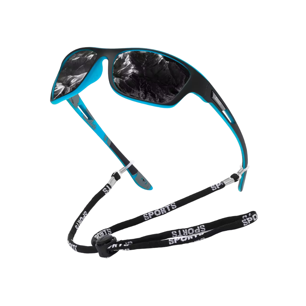 Glare Guard Pro Sunglasses -Black & Blue - Ozerty