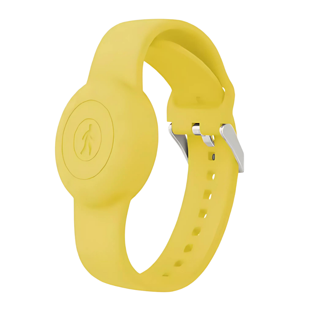 Silicone Airtag Watch  -Yellow - Ozerty
